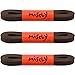 Miscly 3 Pairs Flat Waxed Cotton Boot Laces Shoelaces 1/4″ Wide