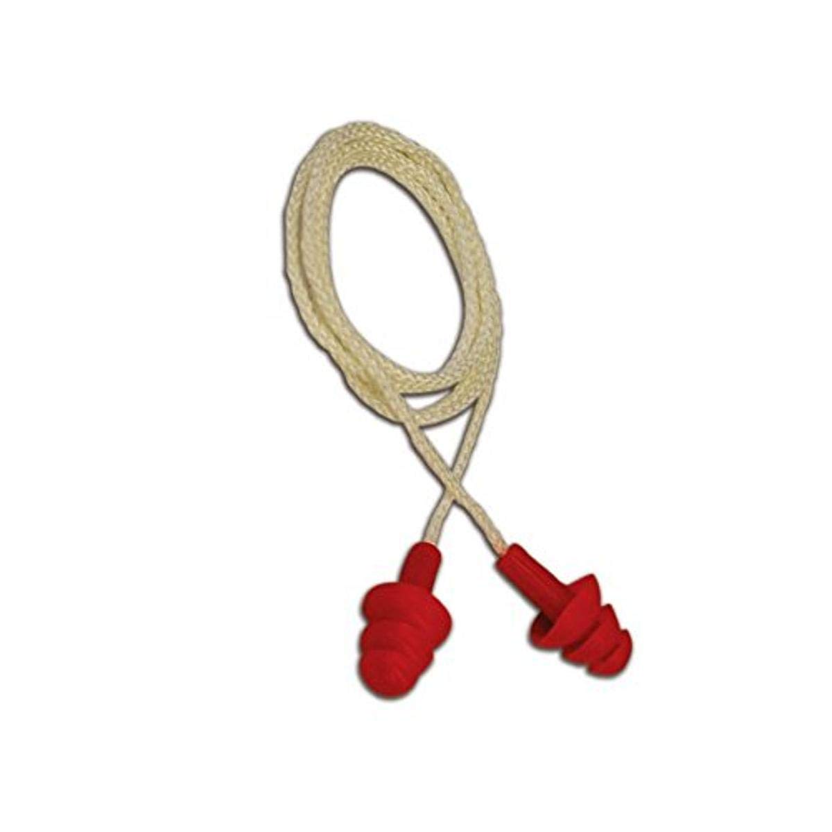 Magid Glove & Safety IHP27WC Magid E2 Reusable Earplugs with White Nylon Cord, OSFA, White, One Size