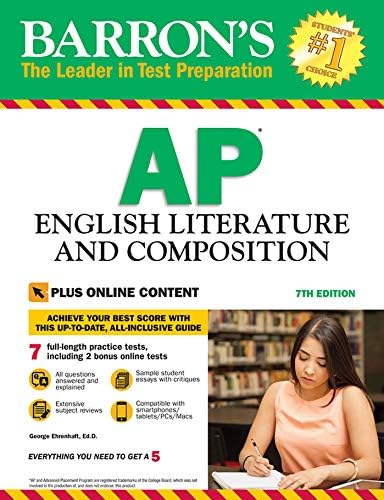 Barron's AP English Literature and Composition, 7th Edition: With Bonus Online Tests (Barron's AP English Literture and Composition) (Barron's Test Prep)