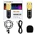 EARAMBLE Professional Studio Broadcasting Recording Condenser Microphone Recording Microphone with Shock Mount (Black)