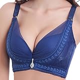 Women's Lace Push Up Bra Brassiere (Underwire Plus Size 36-44 B-C)