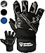 Steel Sweat Weightlifting Gloves with 18-inch Wrist Wrap Support for Workout, Gym and Fitness Training - Best for Men and Women Who Love Weight Lifting - Leather ZED Camo XL