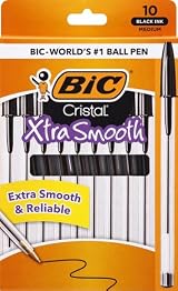 Bic Cristal Original Ballpoint Pens 1.0 mm Black Pack of 10 view 2