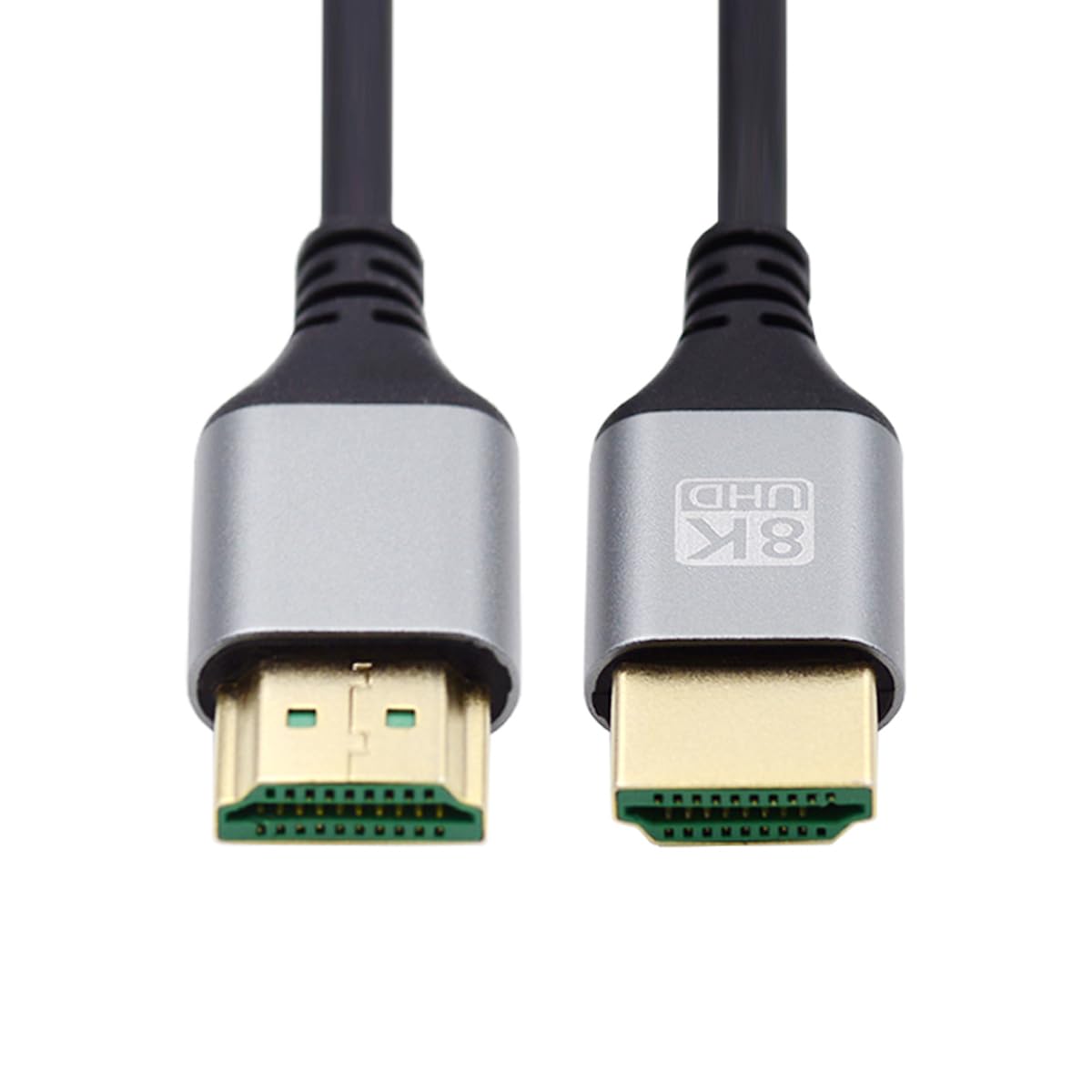 CY 8K Cable HDMI 2.1 Ultra Thin HDTV Cable 8K 4K Hyper Super Flexible Slim Cord High Speed Type-A Male to Male for Computer HDTV 200cm