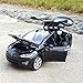 KMT Alloy Diecast Car Models Tesla Model X 90 Car Model (Black)