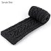 Wonderful 4 Pack (Skeins) Worsted Weight Yarn Wool 50% Acrylic 50% Each Skein 3 oz (85g) 119 Yards (109m) (Dark Gray)