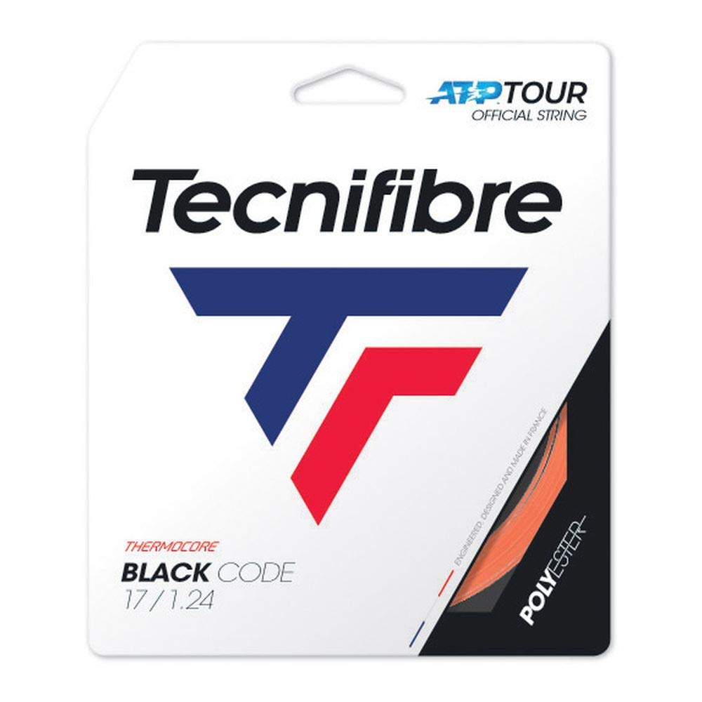 Tecnifibre Blackcode Tennis String 1.24mm Fire - 12m Set