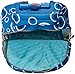 J World New York Sunrise Rolling Backpack, Blue Target, One Size