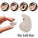 VIIVRIA® Mini Invisible Wireless Bluetooth 4.0 Stereo In-Ear Head-free Earbud Headset Earphone Headphone with microphone For Smartphones,Tablet ,PC,ect (Skin for Left Ear)