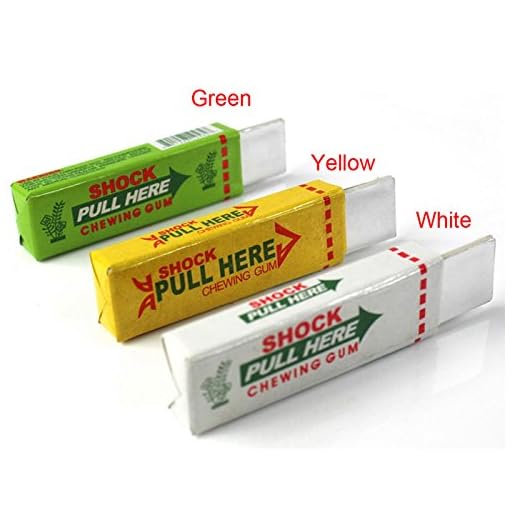 SMTSMT Electric Shock Shocking funny Pull Head Chewing gum Gags - Image 4