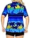 La Leela Women Hawaiian Shirt Blouses Tank Beach Top Casual Aloha Boho Holiday Button Up