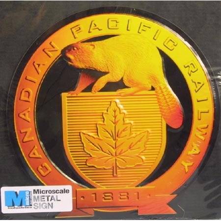 Microscale 8" Diecut Metal Sign Cpr