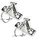 Boat Bimini Top 90° Deck Hinge with Removable Pin Pack of 2