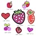 24 Pcs Embroidered Sew Iron On Applique Patches Solid Mixed Watermelon Cherry Pineapple Cactus Ice Cream Fruit Milk Banana Cocktail Cactus Shaped