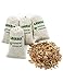 Moth Repellent Sachets With Natural Camphorwood Root Chips Shaving Anti Moth for Closets Clothes Freshener Drawers Storage Accessories Pack of 4 Large Bags ...