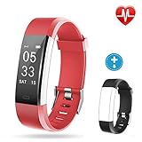 Lintelek Fitness Tracker, Heart Rate Monitor Activity Tracker with Connected GPS Tracker, Step Counter, Sleep Monitor,Waterproof Pedometer for Android and iOS Smartphone