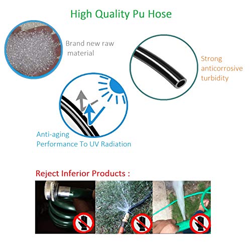 H&G lifestyles Outdoor Trampoline Water Play Sprinklers for Kids- Summer Outdoor Water Fun Game Toys Accessories - Great for Boys & Girls and Adults - Attached On Trampoline Safety Net Enclosure - Thumbnail 2