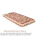 iPhone 6 / 6S Case, Cellularvilla [Slim Fit] Luxury Bling Jewel Rock Crystal Rhinestone Diamond Case [Shockproof] Dual Layer Protective Cover for Apple iPhone 6 / iPhone 6S 4.7 inch (Rose Gold)