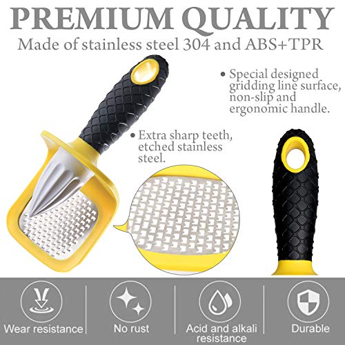 Citrus Tools Set 3 Pieces, Citrus Lemon Juicer & Zester Grater Handheld