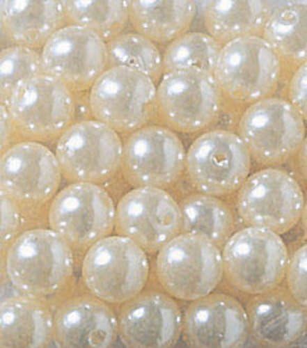 Lynmmax 14mm Pearls 2-Lbs loose beads vase filler Ivory