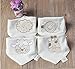 Bandana Bibs for Boys and Girls - Best for Drooling and Teething - 100% Natural Colored Organic Cotton Drool Bibs - 4 Packs, Perfect Baby Gift Set