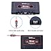 Movingtech 3.5mm Car Audio Tape Cassette Adapter for iPhone iPad iPod MP3 MP4 Player CD Radio nano by, 2.5 Feet Cord (Black)