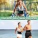Only1MILLION Waist Trimmer Belt and Smartphone Neoprene Sleeve – Waist Sauna for Accelerated Weight Loss and Toxin Clearance – Workout Tummy Belt Acting Like a Portable Sauna (Black, Size L)