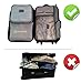 Ultimate Travel Packing Cubes Set – Versatile Suitcase Organizers With Durable Oxford Cloth Material & Heavy-Duty Zippers, Practical Luggage Organizers - Set Of 6
