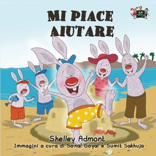 Mi piace aiutare (italian kids books, italian baby books): libri per bambini, libri per ragazzi (I Love to Help) (Italian Bedtime Collection) (Italian Edition)