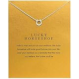 LANG XUAN Good Luck Horseshoe Pendant Friendship