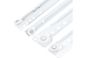 uxcell 2 Pair Drawer Slides, 20 Inch Soft Close Drawer Slide Heavy Duty Side Bottom Mount Drawer Glides Replacement for Cabin