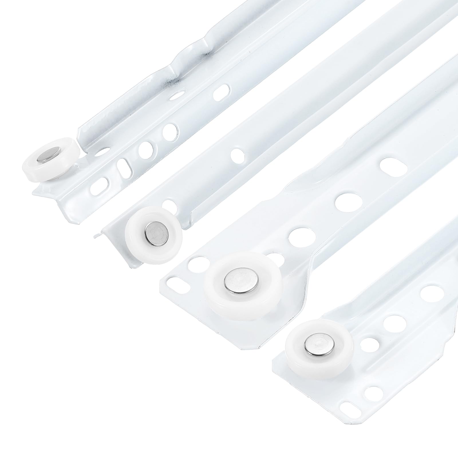 Photo 1 of uxcell 1 Pair Drawer Slides, 22 Inch Soft Close Drawer Slide Heavy Duty Side Bottom Mount Drawer Glides Replacement for Cabinet Dresser Drawers