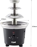 Opal Large 500ml Stainless Steel Chocolate Fountain 3-Tier OCF17 view 2
