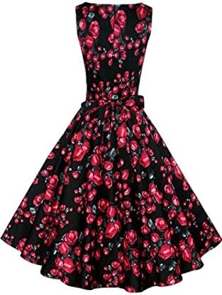 VOG Women's 1950s Style Vintage Swing Party Dress