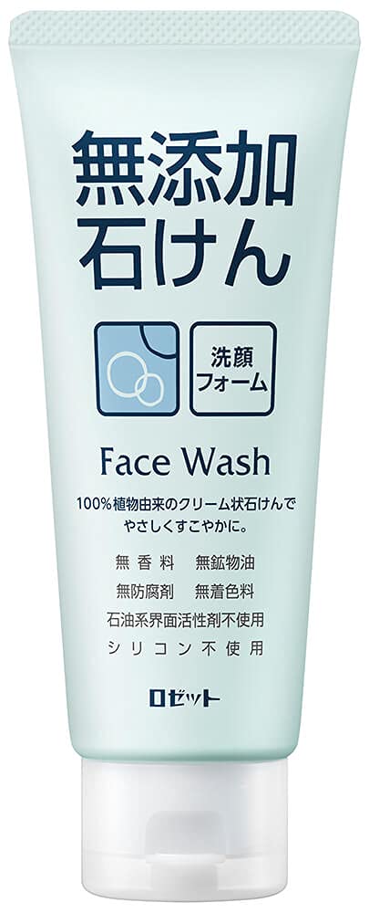 ROSETTE | Facial Washing Foam | Additive Free Soap 140g (japan import)