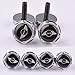 4 Pcs Separate Chrome LICENSE PLATE FRAME Bolt Screws For Mini Cooper