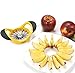 Chefaith 16-Blade Apple Slicer, Corer, Cutter, Wedger, Divider for [up to 3.5 Inch Apples] - 2 Free Orange Peelers as Bonus - Ultra-Sharp Stainless Steel Blade with Ergonomic Anti-Slip Silicone Handle