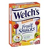 Welch's Fruit Punch Flavor Fruit Snacks, 0.9 Ounces each - 10 Count