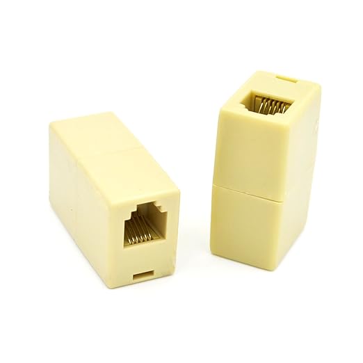 10pack RJ12 Telephone Cable Joiner Coupler Connector Amazon.co.uk Electronics