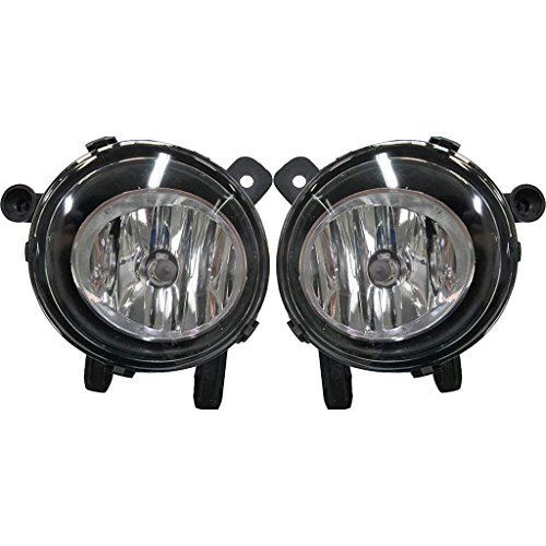 BMW 3 Series Sedan F30 2012-15/Sedan Hybrid F30H 2013-15/Wagon/3 Series GRAN Turismo/2 Series 14/GT F34 Foglight Assembly Pair Driver and Passenger Side (CAPA Certified) BM2592142, BM2593142