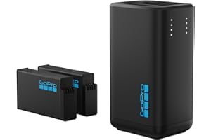 GoPro Dual Battery Charger + 2 Enduro Batteries for MAX2 - Official GoPro Accessory