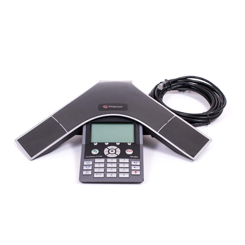 Polycom SoundStation IP7000 VoIP Conference phone, No PSU, No Mics (2200-40000-001) - (Renewed)