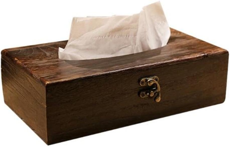 Home decor wood tissue box / napkin box / creative retro Japanese paper pumping box , wood