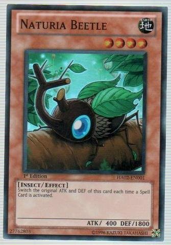 Yu-Gi-Oh! - Naturia Beetle (HA02-EN001) - Hidden Arsenal 2 - Unlimited Edition - Super Rare