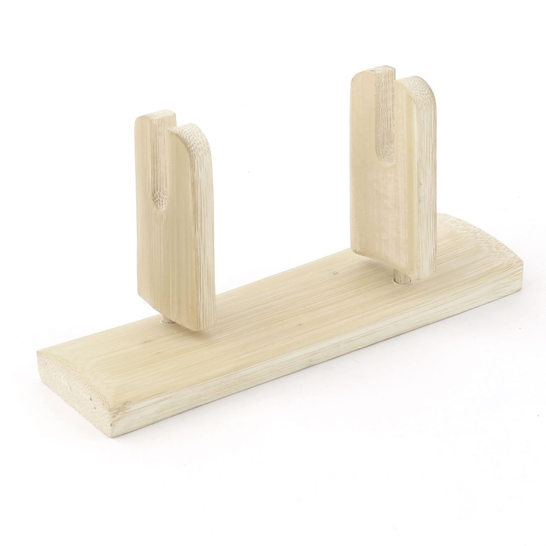 sourcingmap Bamboo Household Room Chinese Folding Handy Fan Display Holder Wooden Color