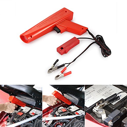 Houkiper Inductive Timing Light Xenon Ignition Strobe Engine Timing Light Lamp Auto Timing Gun Engine Tools for Car and Motorcycle