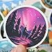 Outdoor Adventure Tourism Theme Stickers Pack 50-Pcs Decals of Laptop Stickers Decals for Cars Motorcycle Portable Luggages Laptops Waterproof Sunlight-Proof (Outdoor Landscape)
