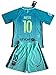 Barcelona 2016-17 Messi #10 Youths 3rd Soccer Jersey & Shorts Set (7-8 Years Old)