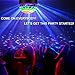 Fihome Disco Party Lights Bluetooth Speaker,2018 Newest Sound Activated Rotating Projection Effects Usb Magic Led Stage Light Strobe Ball with Remote Control for Home KTV DJ Birthday Dancing Wedding