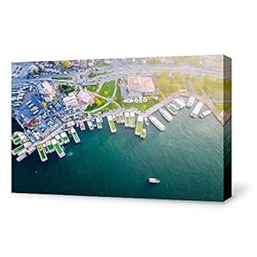 Aerial Photo Home Artwork for Living Room Bedroom